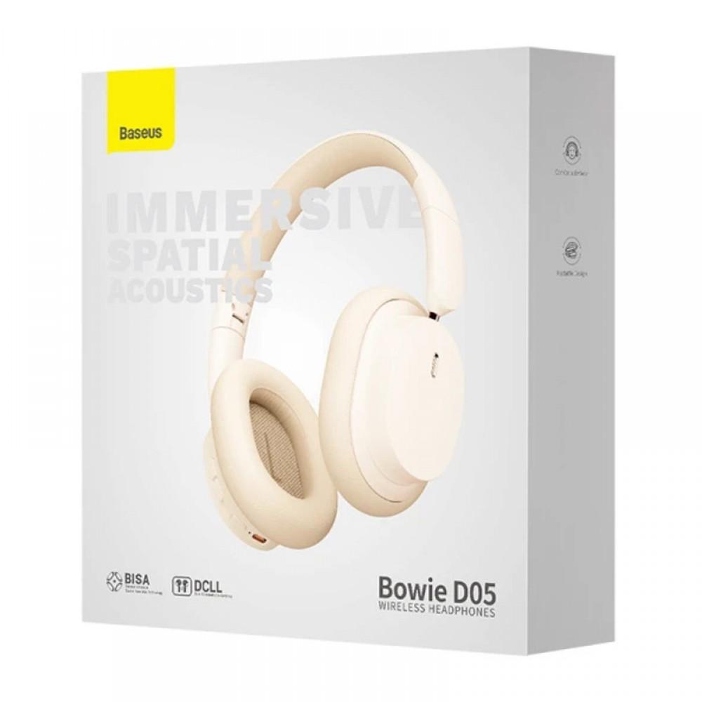 Накладні бездротові навушники Baseus Bowie D05 Wireless Headphones (NGTD02021) Creamy-white
