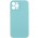 Чохол Silicone Case Full Camera Protective (AA) NO LOGO для Apple iPhone 12 Pro Max (6.7") Бірюзовий / Marine Green