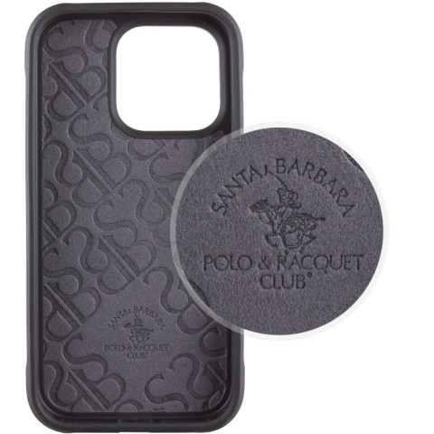 Шкіряний чохол Polo Santa Barbara Barton для Apple iPhone 16 Pro Max (6.9") Black / Navy