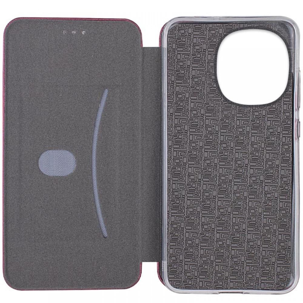 Шкіряний чохол-книжка Classy для TECNO Spark Go 1 (KL4) Бордовий