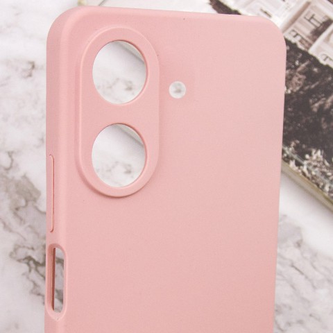 Чохол TPU GETMAN Liquid Silk Full Camera для Xiaomi Redmi 13C / Poco C65 Рожевий / Pink Sand