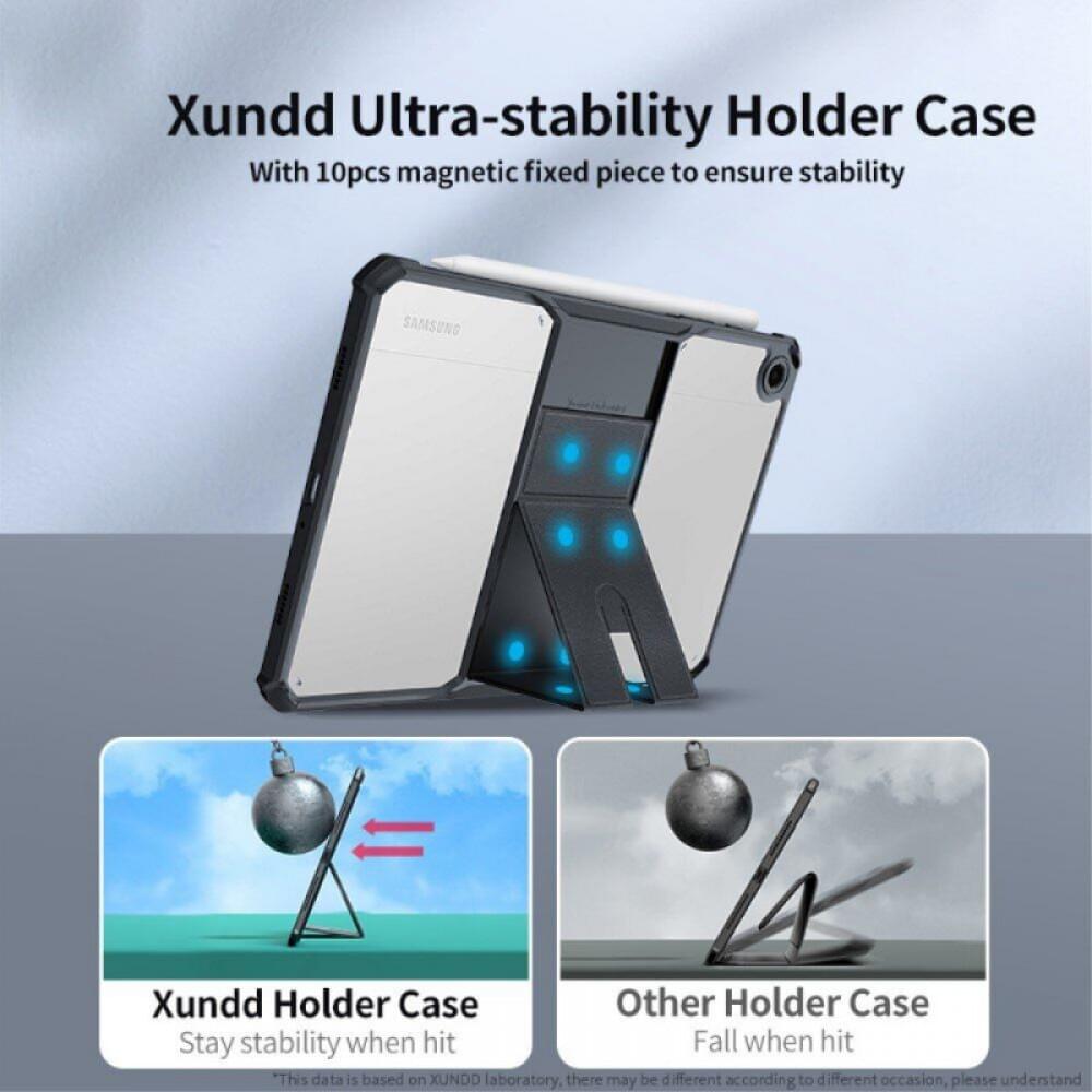 TPU+PC чохол Xundd Stand c посиленими кутами для Samsung Galaxy Tab A9 (8.7'') Чорний