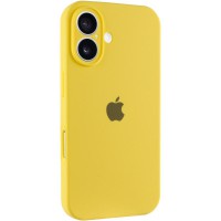 Чохол Silicone Case Full Camera Protective (AA) для Apple iPhone 16 Plus (6.7") Жовтий / Yellow