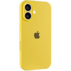 Чохол Silicone Case Full Camera Protective (AA) для Apple iPhone 16 Plus (6.7") Жовтий / Yellow