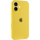 Чохол Silicone Case Full Camera Protective (AA) для Apple iPhone 16 Plus (6.7") Жовтий / Yellow