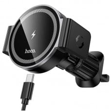 Автотримач з БЗП Hoco HW35 Power 15W (air outlet) Black Автотримач з БЗП Hoco HW35 Power 15W (air outlet) Black
