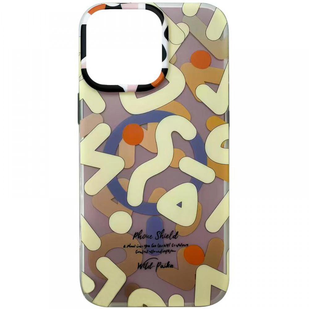 TPU чохол Pastel Chaos with MagSafe для Apple iPhone 16 Pro Max (6.9") Biege