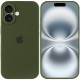 Чохол Silicone Case Full Camera Protective (AA) для Apple iPhone 16 (6.1") Зелений / Dark Olive