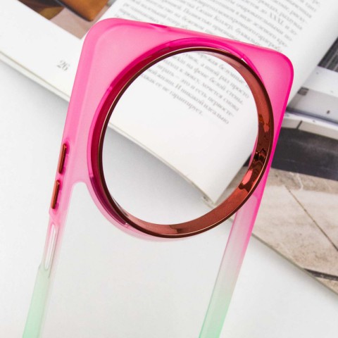 Чохол TPU+PC Fresh sip series для Xiaomi Redmi A3 Салатовий / Рожевий