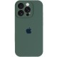 Чохол Silicone Case Full Camera Protective (AA) для Apple iPhone 13 Pro (6.1") Зелений / Pine green