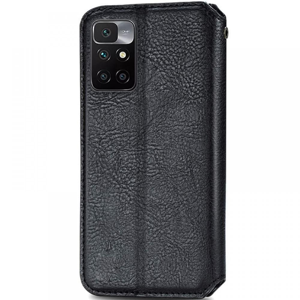 Кожаный чехол книжка GETMAN Cubic (PU) для Xiaomi Redmi 10