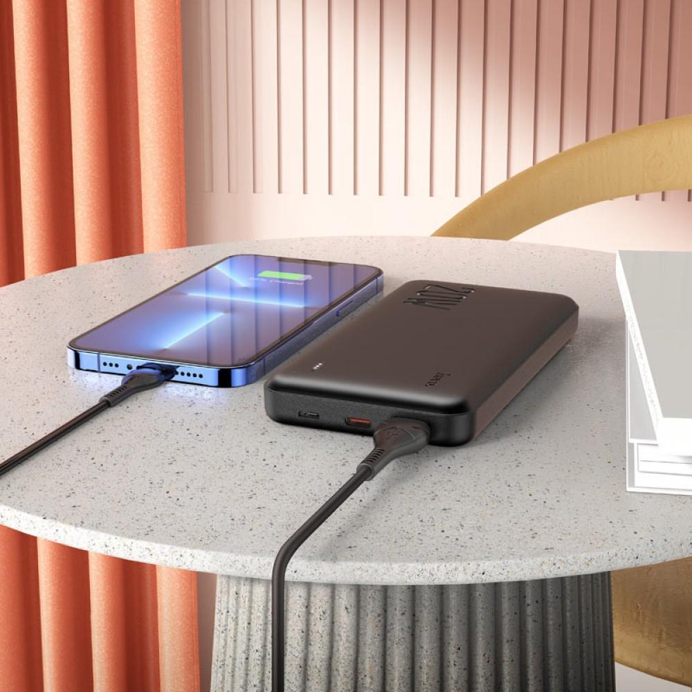 Портативний ЗП Power Bank Hoco J87 Tacker PD20W+QC3.0 10000 mAh Чорний