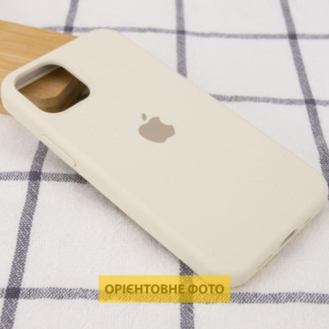 Чохол Silicone Case Full Protective (AA) для Apple iPhone 16 Plus (6.7") Бежевий / Antique White