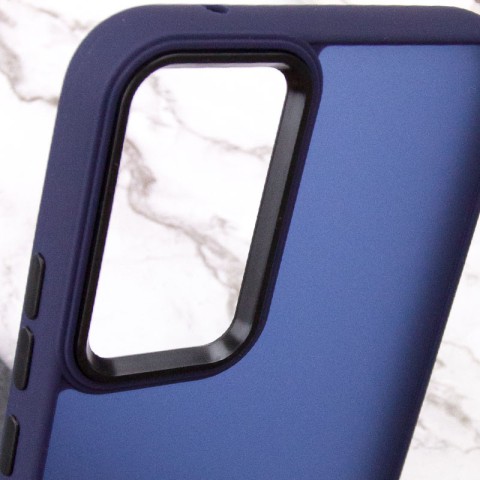 Чохол TPU+PC Lyon Frosted для Samsung Galaxy S23 Ultra Navy Blue
