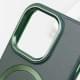 Шкіряний чохол SnapCase with MagSafe для Apple iPhone 15 Pro (6.1") Green