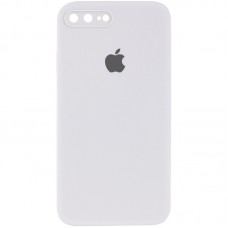 Чохол Silicone Case Square Full Camera Protective (AA) для Apple iPhone 7 plus / 8 plus (5.5") Білий / White