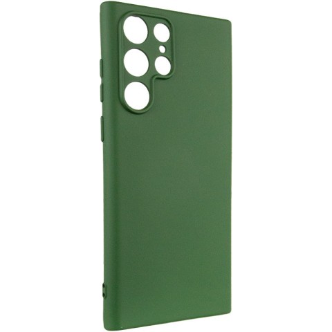 Чохол Silicone Cover Lakshmi Full Camera (AA) для Samsung Galaxy S24 Ultra Зелений / Dark green