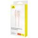 Дата кабель Baseus Habitat Series Fast Charging USB to Type-C 100W (2m) (P1036020) Wheat Pink Дата кабель Baseus Habitat Series Fast Charging USB to Type-C 100W (2m) (P1036020) Wheat Pink
