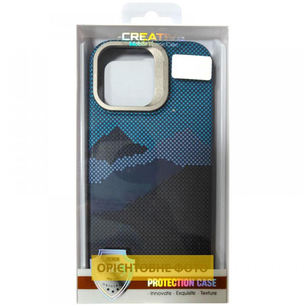 TPU чохол Pixel Craft with MagSafe для Apple iPhone 16 (6.1") Mountain Blue