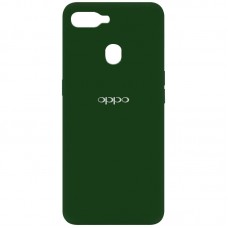 Чохол Silicone Cover My Color Full Protective (A) для Oppo A5s / Oppo A12 Зелений / Dark green