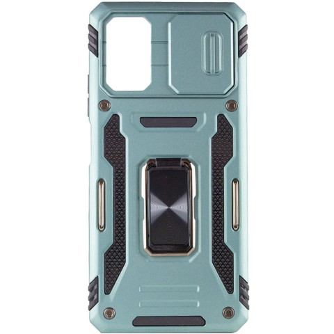 Ударостійкий чохол Camshield Army Ring для Xiaomi Poco F5 / Note 12 Turbo Зелений / Light Green