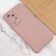 Чохол TPU GETMAN Liquid Silk Full Camera для Samsung Galaxy A32 4G Рожевий / Pink Sand