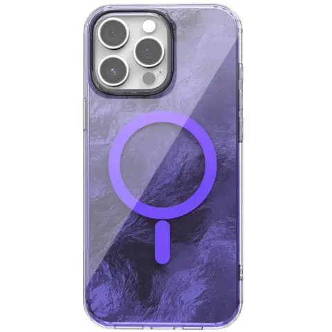 Чохол TPU Shiny Mountain (MagFit) для Apple iPhone 12 Pro Max (6.7") Purple