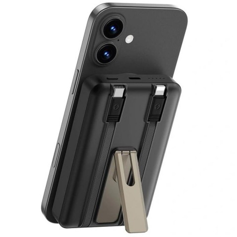 Портативний ЗП Power Bank WIWU Wi-P056 22.5W+PD20W з БЗП+iWatch with cable 10000 mAh Black