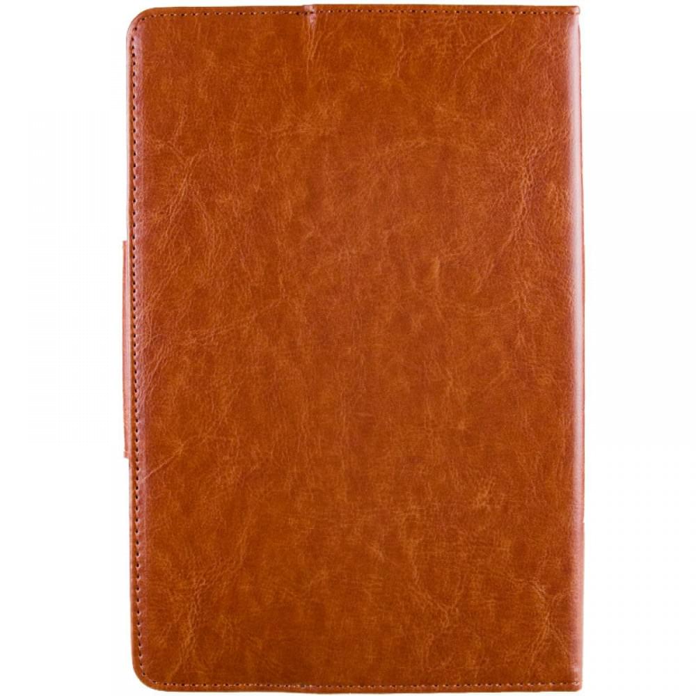 Универсальный кожаный чехол-книжка для планшета 9-10"
