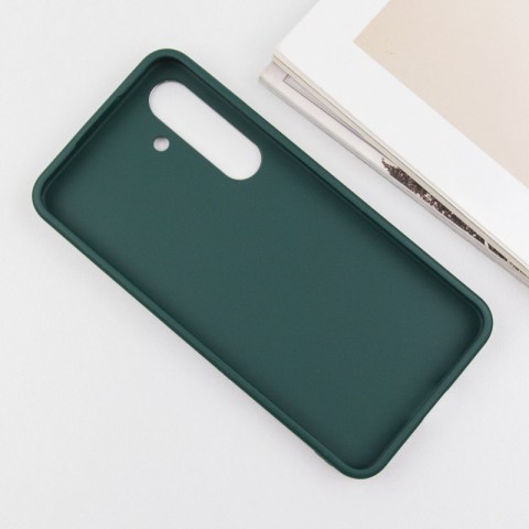 TPU чохол Bonbon Metal Style для Samsung Galaxy S24 / S25 Зелений / Pine green