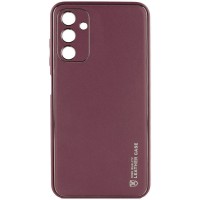 Шкіряний чохол Xshield для Samsung Galaxy A05s Бордовий / Plum Red