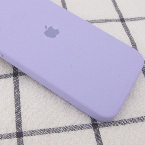 Чохол Silicone Case Square Full Camera Protective (AA) для Apple iPhone 11 Pro (5.8") Бузковий / Dasheen