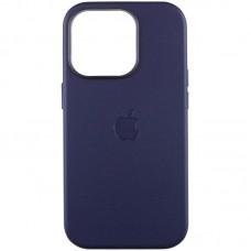 Кожаный чехол Leather Case (AAA) with MagSafe and Animation для Apple iPhone 14 Pro Max (6.7")