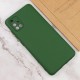 Чохол TPU GETMAN Liquid Silk Full Camera для Samsung Galaxy A71 Зелений / Dark green