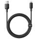 Дата кабель Baseus Silky Series OS Fast Charging USB to Lightning 2.4A (1m) (P1037770) Cluster Black