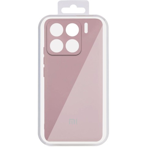 Чохол Silicone Cover Lakshmi Full Camera (AA) with logo для Xiaomi 15 Рожевий / Pink Sand