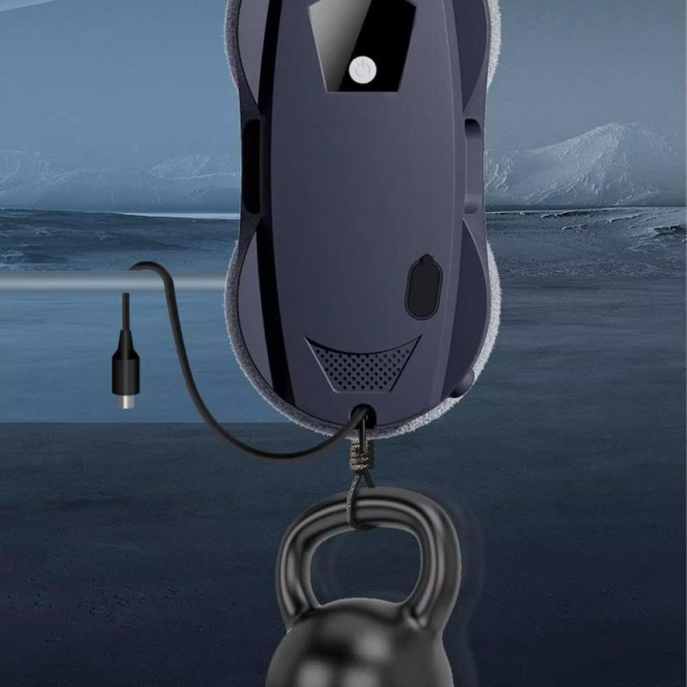 Робот для мийки вікна DJET W124D з двостороннім автоматичним розпилювачем води Black