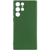 Чохол Silicone Cover Lakshmi Full Camera (AA) для Samsung Galaxy S24 Ultra Зелений / Dark green