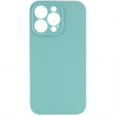 Чохол Silicone Case Full Camera Protective (AA) NO LOGO для Apple iPhone 16 Pro (6.3") Бірюзовий / Marine Green