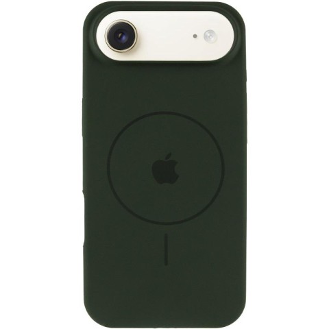 Чохол Silicone Case Full Protective (AA) V2 with MagSafe для Apple iPhone 17 Air (6.5") Зелений / Cyprus Green