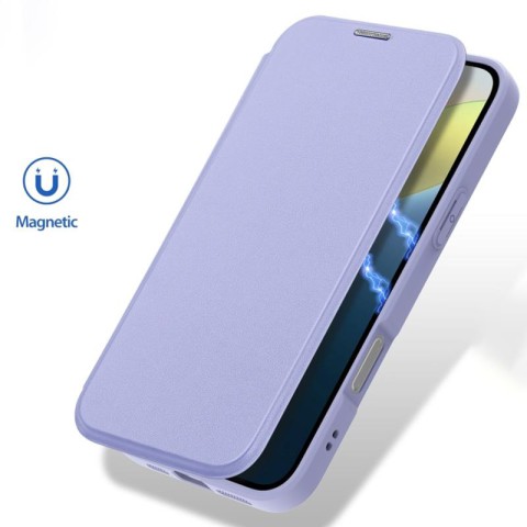 Чохол-книжка Dux Ducis Skin X Pro with MagSafe для Apple iPhone 16 (6.1") Purple