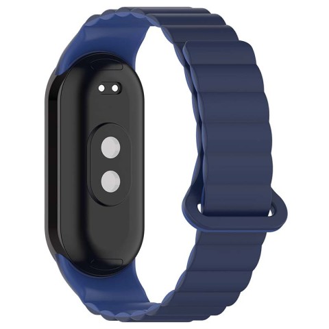 Ремінець Dual-color Magnetic для Xiaomi Mi Band 9/8/10 Navy Blue / Blue
