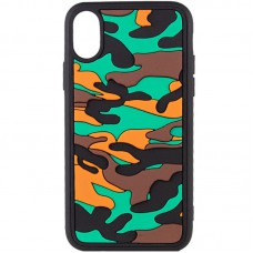 Чохол TPU+PC Army Collection для Apple iPhone XS Max (6.5") Коричневий