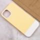 Чохол TPU+PC Bichromatic для Apple iPhone 12 Pro Max (6.7") Creamy-yellow / White