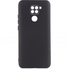Чохол TPU GETMAN Liquid Silk Full Camera для Xiaomi Redmi Note 9 / Redmi 10X Чорний / Black