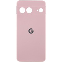 Чохол Silicone Cover Lakshmi Full Camera (AAA) with Logo для Google Pixel 7 Рожевий / Pink Sand