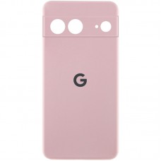 Чохол Silicone Cover Lakshmi Full Camera (AAA) with Logo для Google Pixel 7 Рожевий / Pink Sand