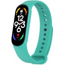 Силіконовий ремінець для Xiaomi Mi Band 7/6/5/4/3 Бірюзовий / Turquoise