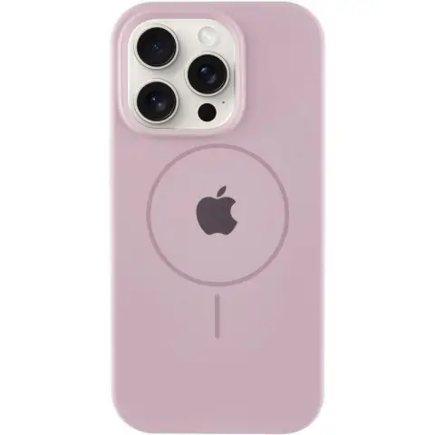 Чохол Silicone Case Full Protective (AA) with MagSafe для Apple iPhone 15 Pro (6.1") Рожевий / Pink Sand