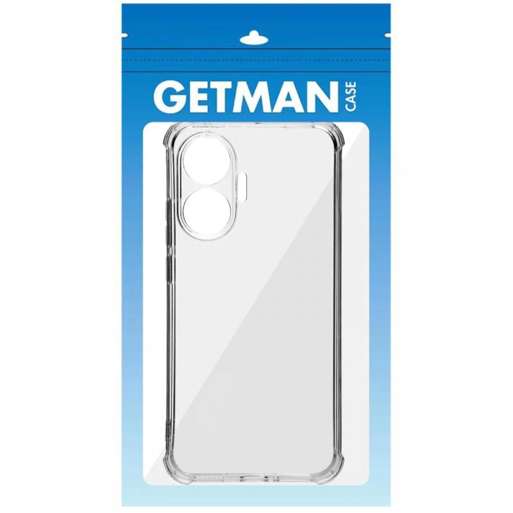 TPU чохол GETMAN Ease logo посилені кути Full Camera для Xiaomi Poco F7 Безбарвний (прозорий)